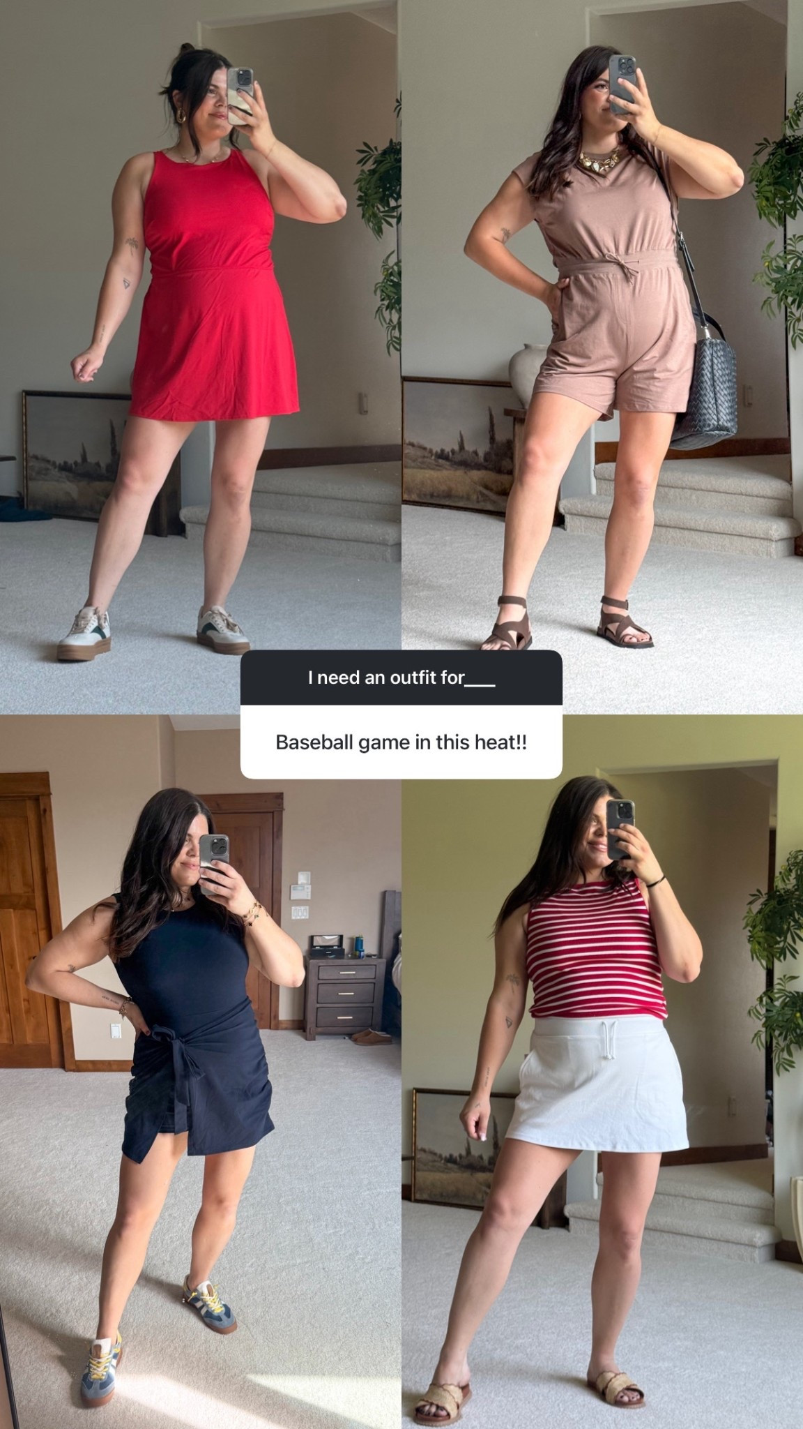 Midsize baseball game outfit ideas! 

Summer outfits for the heat, mom on the go outfit 

#LTKStyleTip #LTKBump #LTKMidsize