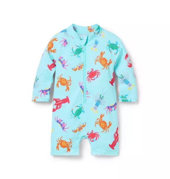 Baby Recycled Shellfish Rash Guard Swimsuit | Janie and Jack