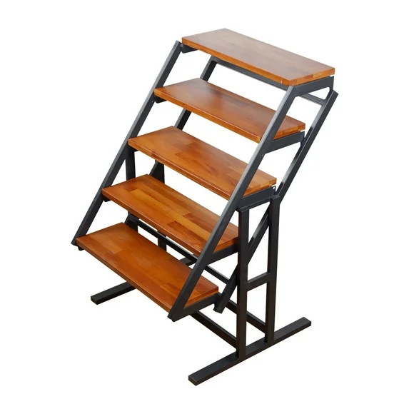 Triple Tree 47.2 in Rectangle 2 in One Shelf Dining Table, Brown | Walmart (US)