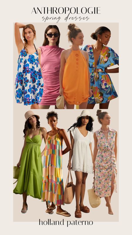 Spring dresses from Anthropologie!
Spring fashion, maxi dress, mini dress, trending, travel fashion

#LTKstyletip #LTKtravel #LTKSeasonal
