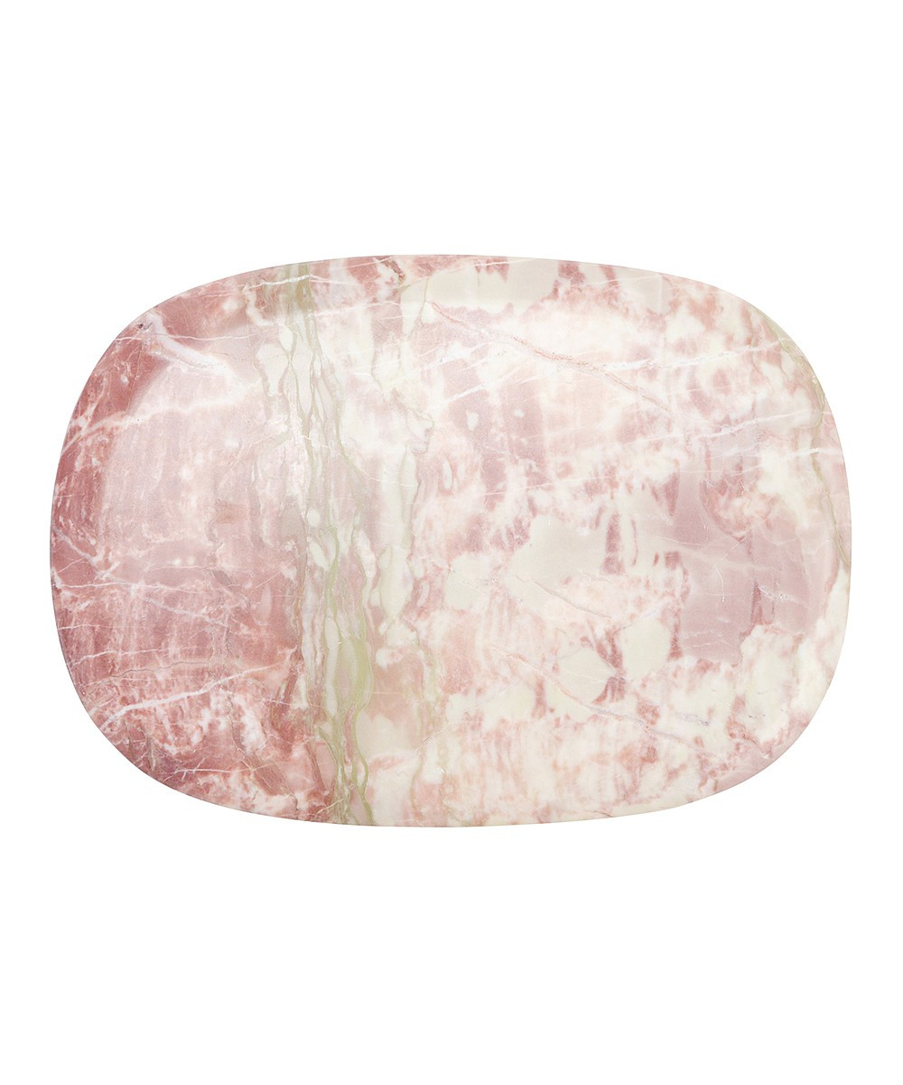 FLOOR | 9 Women's Serving Tray Pink - Medium Pink Marble Board | Zulily