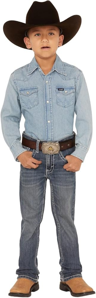 Cody James Boys' Stone Cold Wash Slim Boot Stretch Jeans - Cbsu22j14-Lit | Amazon (US)