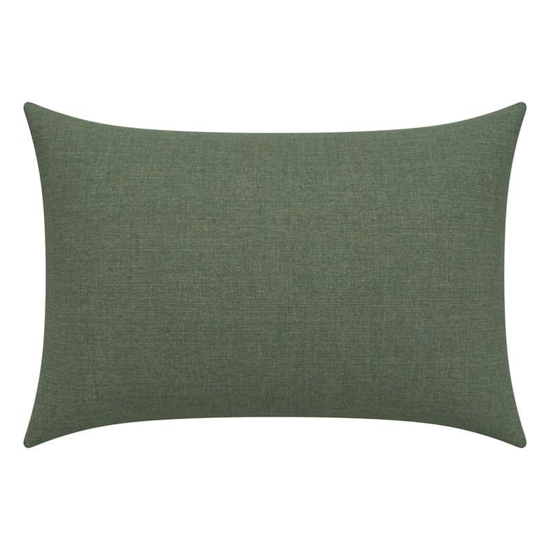 Endive Green Lumbar Outdoor Pillow, 14x20 | At Home