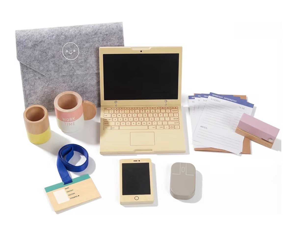 Wooden Pretend Play Home Office Set for Kids,10Pcs Office Playset with Wooden Toy Laptop & Phone,Toddlers Beverage Cup for Preschool Kid Ages 3+ Years


Kids toys office 

#LTKKids