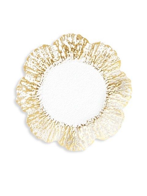 Rufolo Gold Canape Glass Plate | Saks Fifth Avenue