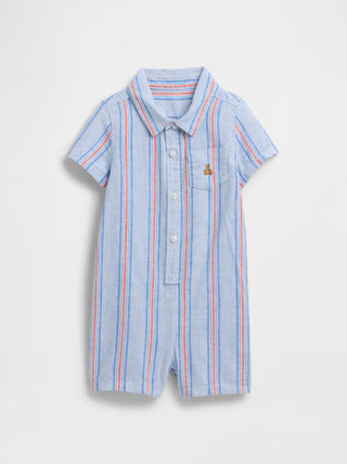 Baby Gauze Romper | Gap Factory