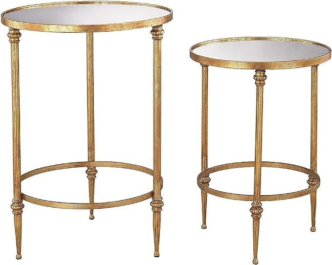 Sterling Home Alcazar Antique Gold And Mirror accent table | Amazon (US)