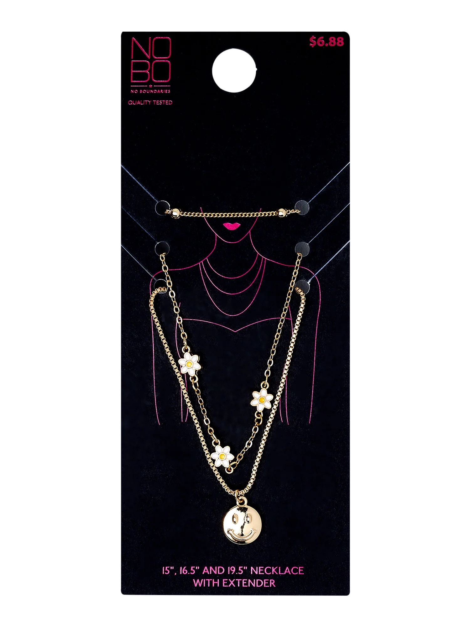No Boundaries Goldtone Layer Necklaces - Walmart.com | Walmart (US)