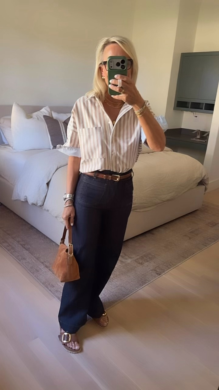 Elevated, casual style from @Anthropologie 

Too - small
Denim - tts ￼

#LTKootd #LTKgrwm #LTKOver40