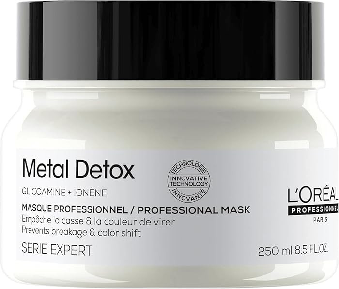 L\u2019Oreal Professionnel Metal Detox Mask - Hydrating Hair Mask For Dull & Brittle Hair, Preven... | Amazon (US)