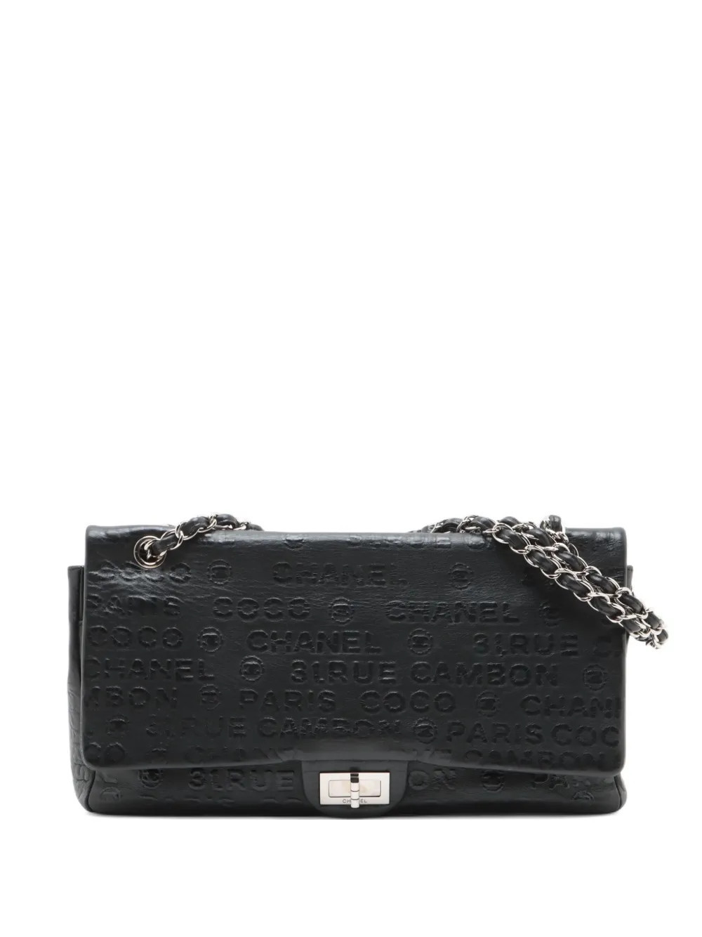 CHANEL Pre-Owned Reissue Maxi Double Flap shoulder bag - Black | Farfetch Global