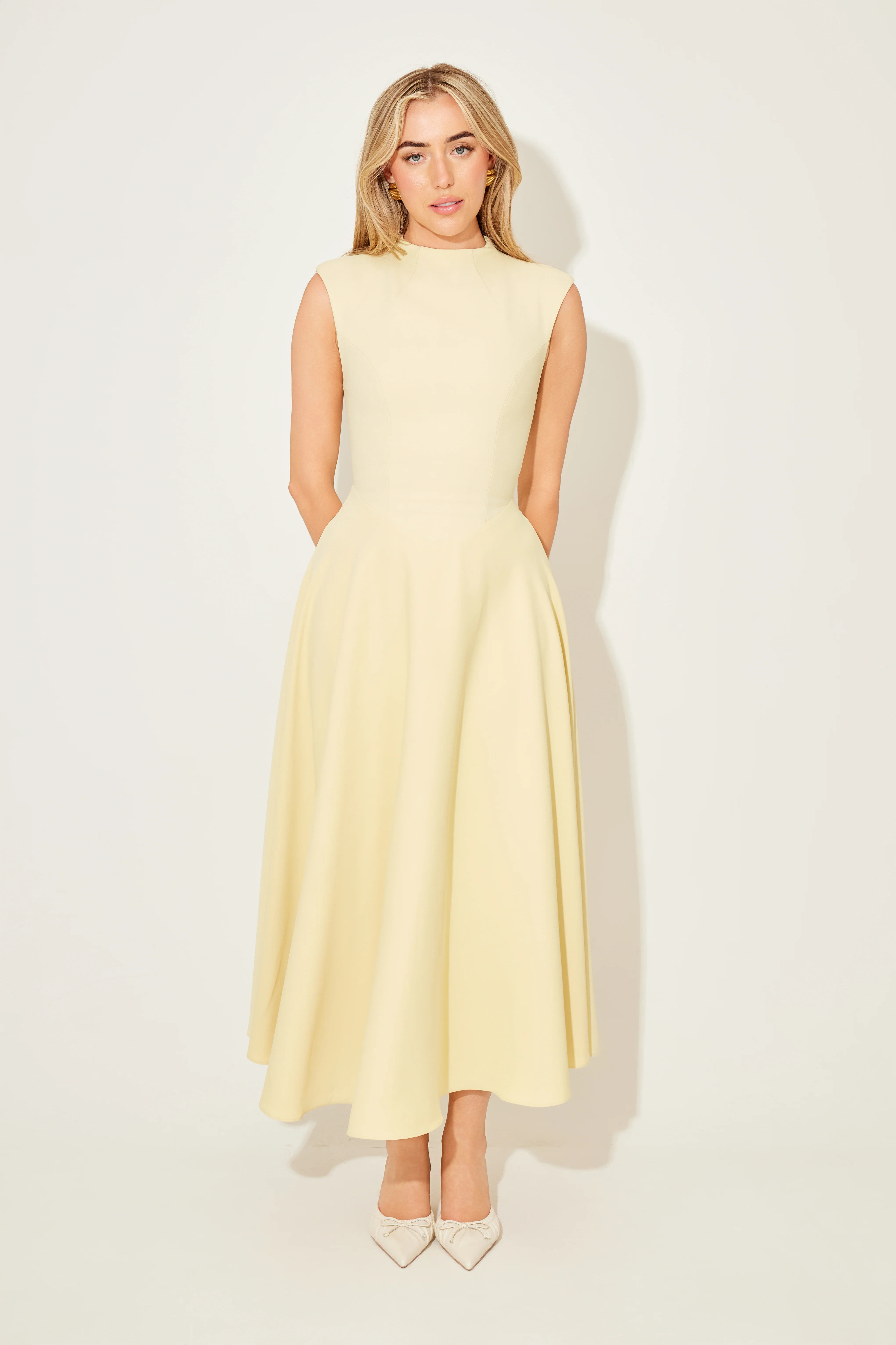 High Waist Midi Dress | Odd Muse