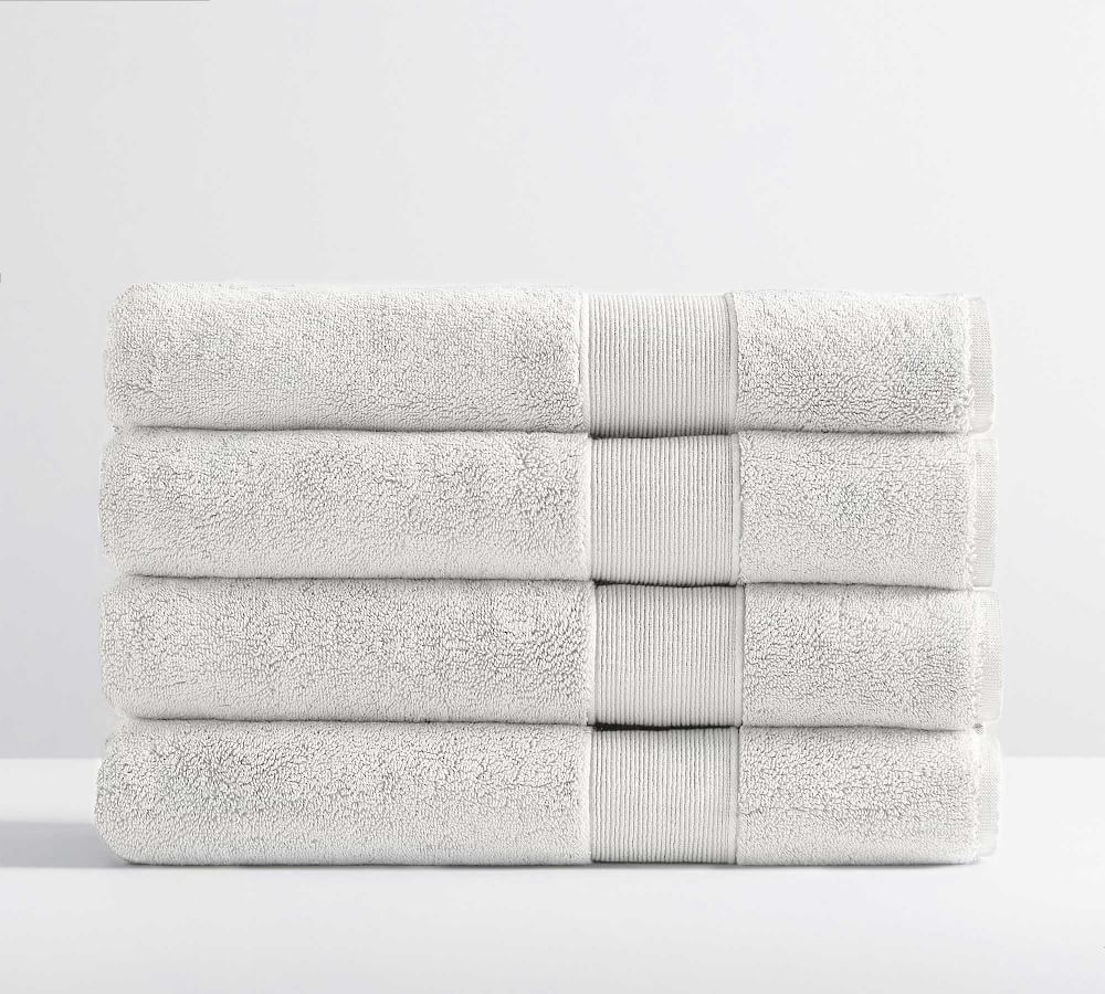 White Classic Organic Bath Towels, Set of 4 | Pottery Barn (US)
