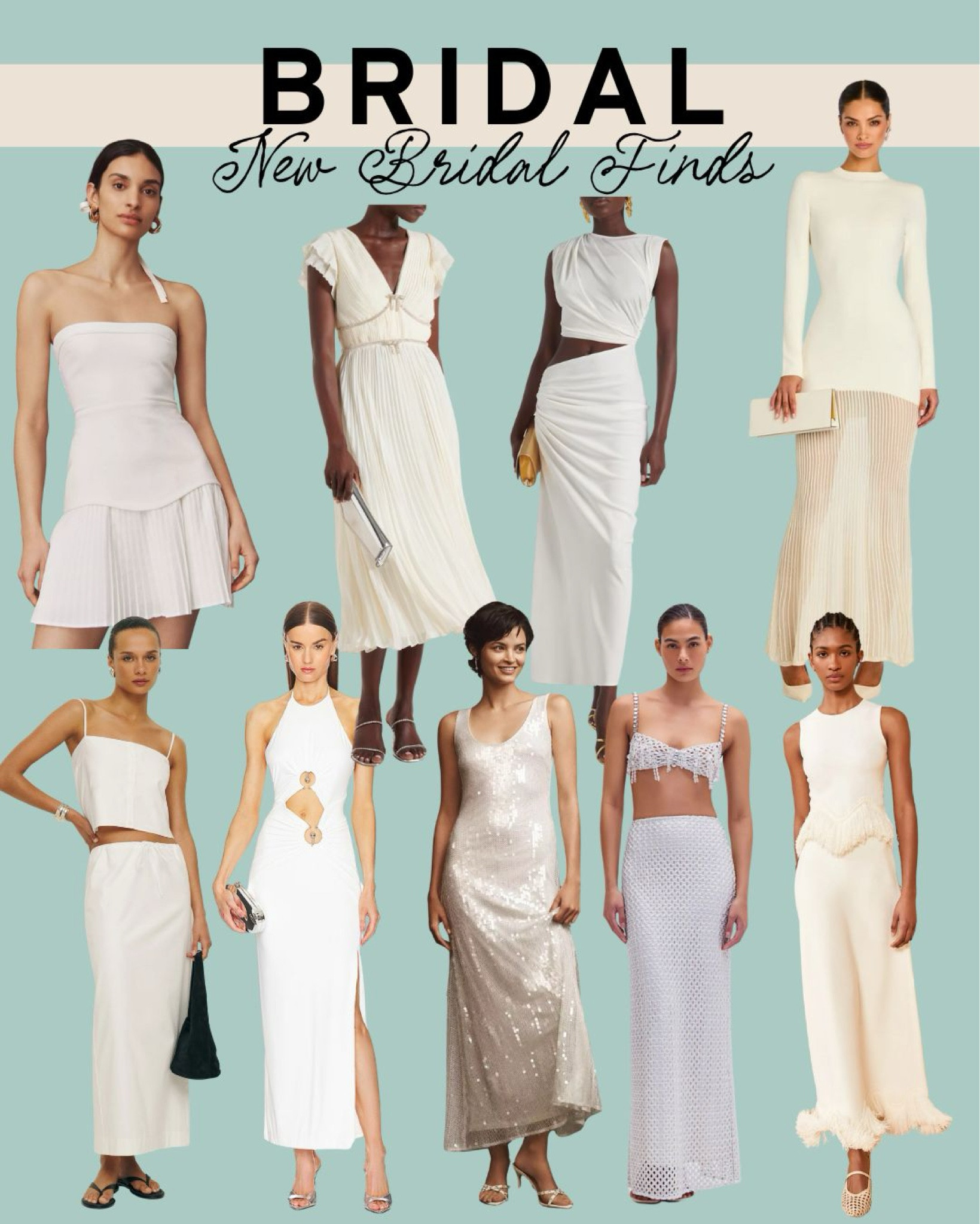 Some of the most gorgeous new bridal looks for you to wear throughout all of your bridal events! Follow for more bridal finds!

#LTKStyleTip #LTKParties #LTKWedding