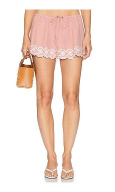 GUIZIO Maelle Gingham Mini Skirt in Red Love from Revolve.com | Revolve Clothing (Global)