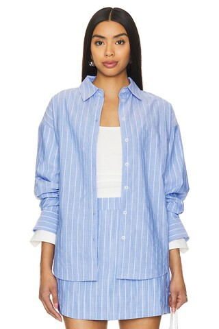 Oxford Button Down in French Blue | Revolve Clothing (Global)