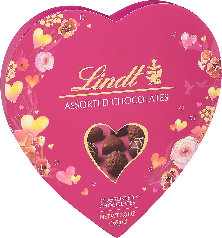Lindt Assorted Chocolates, Valentine's Day Box of Assorted Chocolate Truffles, 5.8 oz. | Amazon (US)