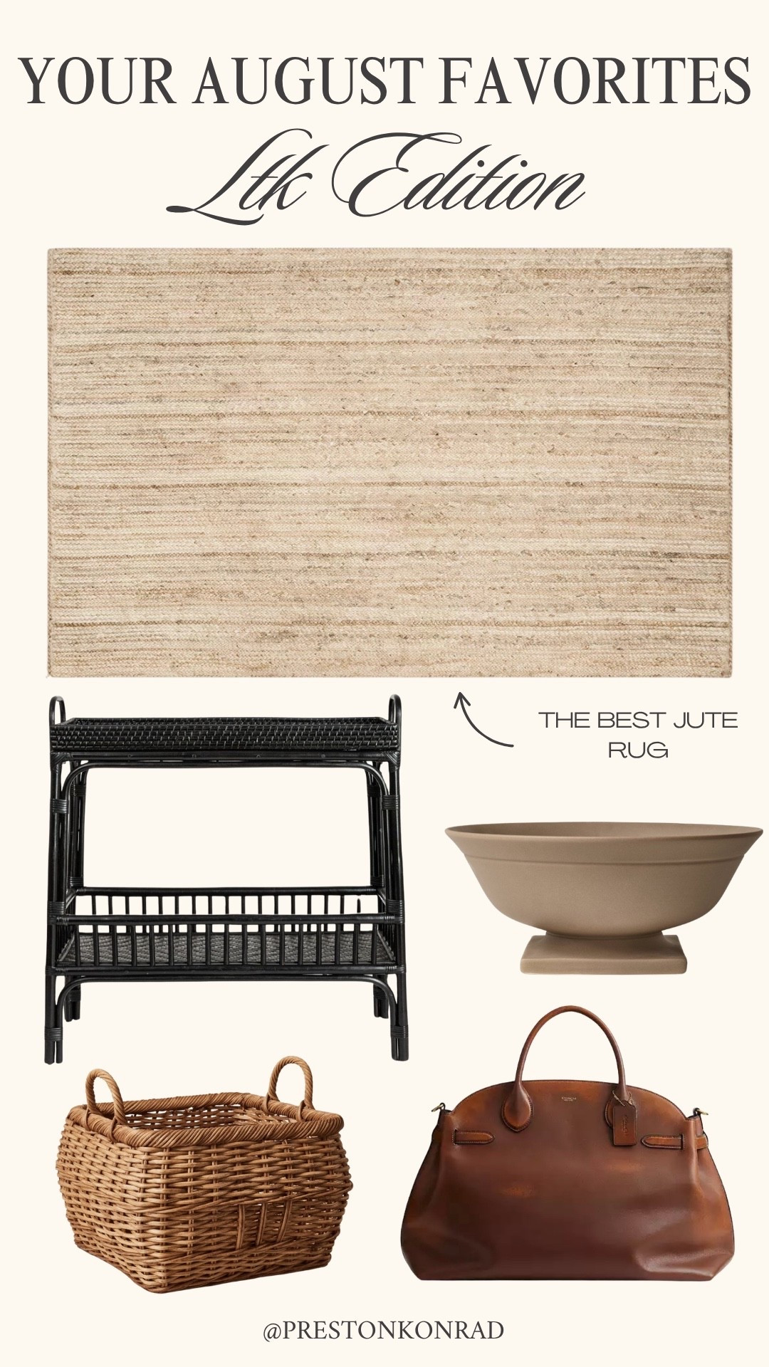 A few of my August favorites! From the best jute rug to hosting finds and everyday home pieces I’m loving right now

#LTKdayinmylife #LTKMens #LTKSeasonal
