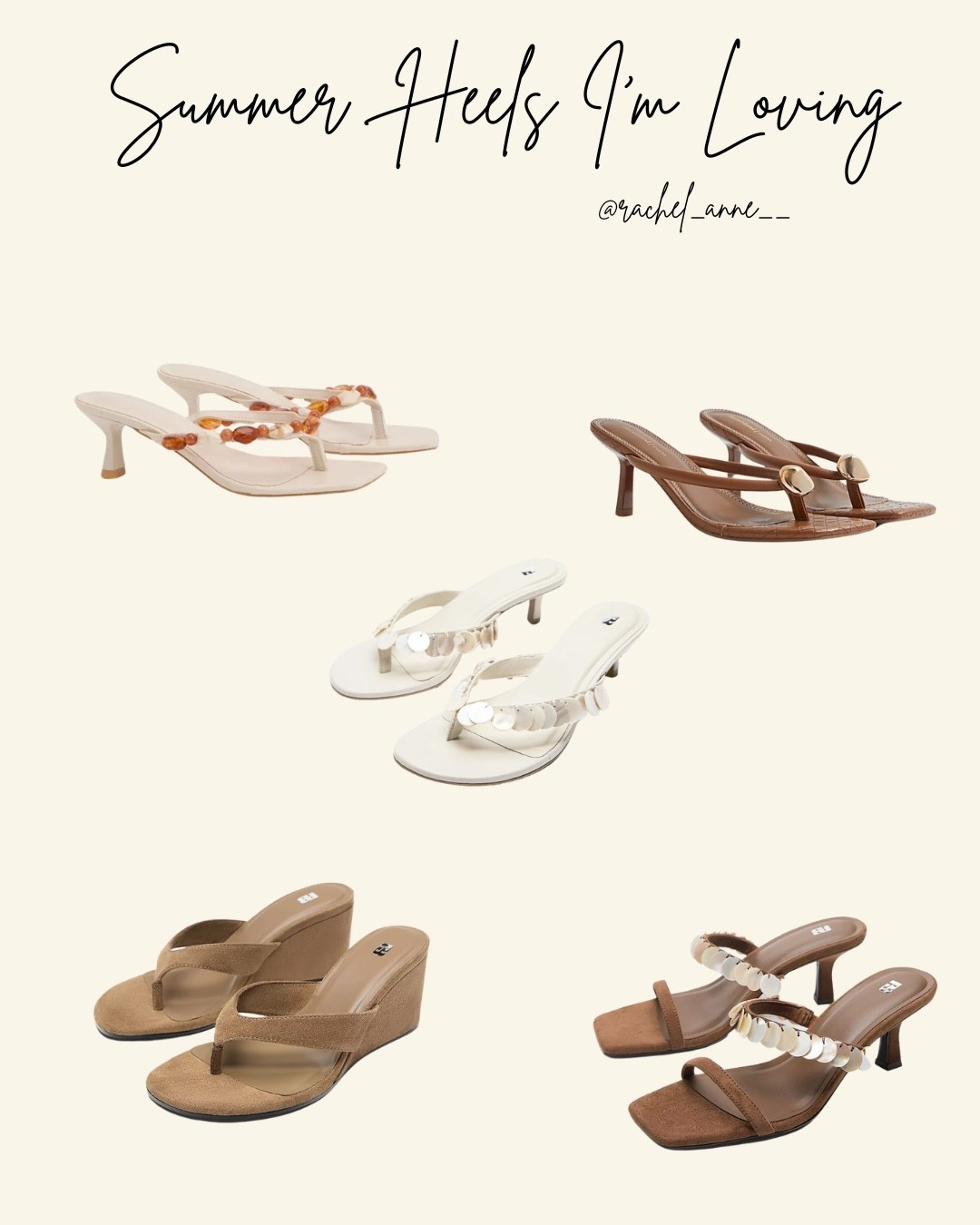 I’ve had so many DM’s asking for summer heels inspo. 
I’ve found us lots 🤍🐚
Love the shell ones 😍

#LTKsummer #LTKuk #LTKshoes