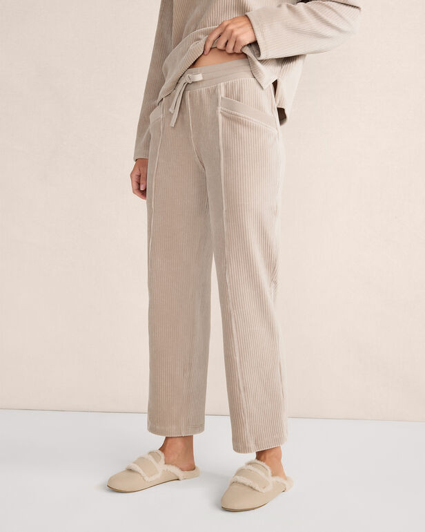 Corduroy Velour Drawstring Pants | Haven Well Within