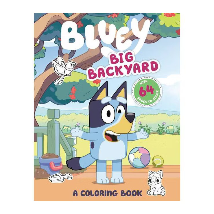 Big Backyard: A Coloring Book - (Bluey) (Paperback) | Target