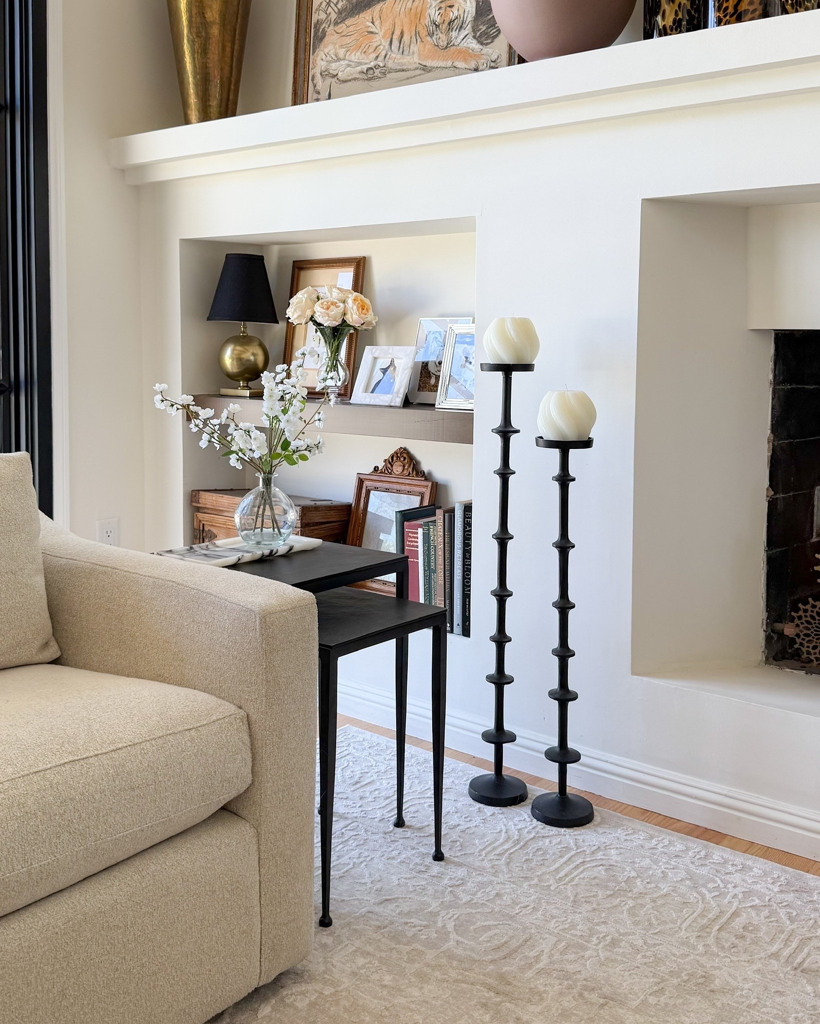 These floor candlesticks are so chic and unique! Perfect choice to add style to a small space. ✨

#LTKHome #LTKdayinmylife
