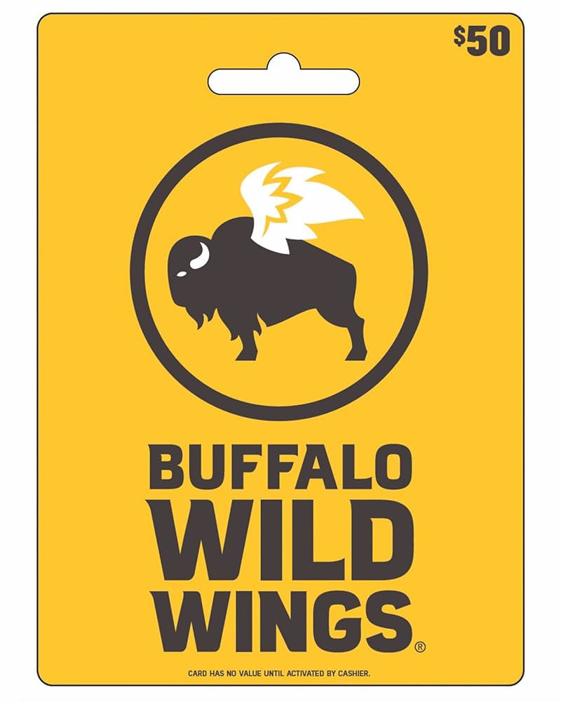 Buffalo Wild Wings Gift Card $50 | Amazon (US)