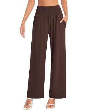 BUBBLELIME Women's High Waist Wide Leg Yoga Pants Lounge Casual Sweatpants | 19"/26"/28"/30"/32"/... | Amazon (US)
