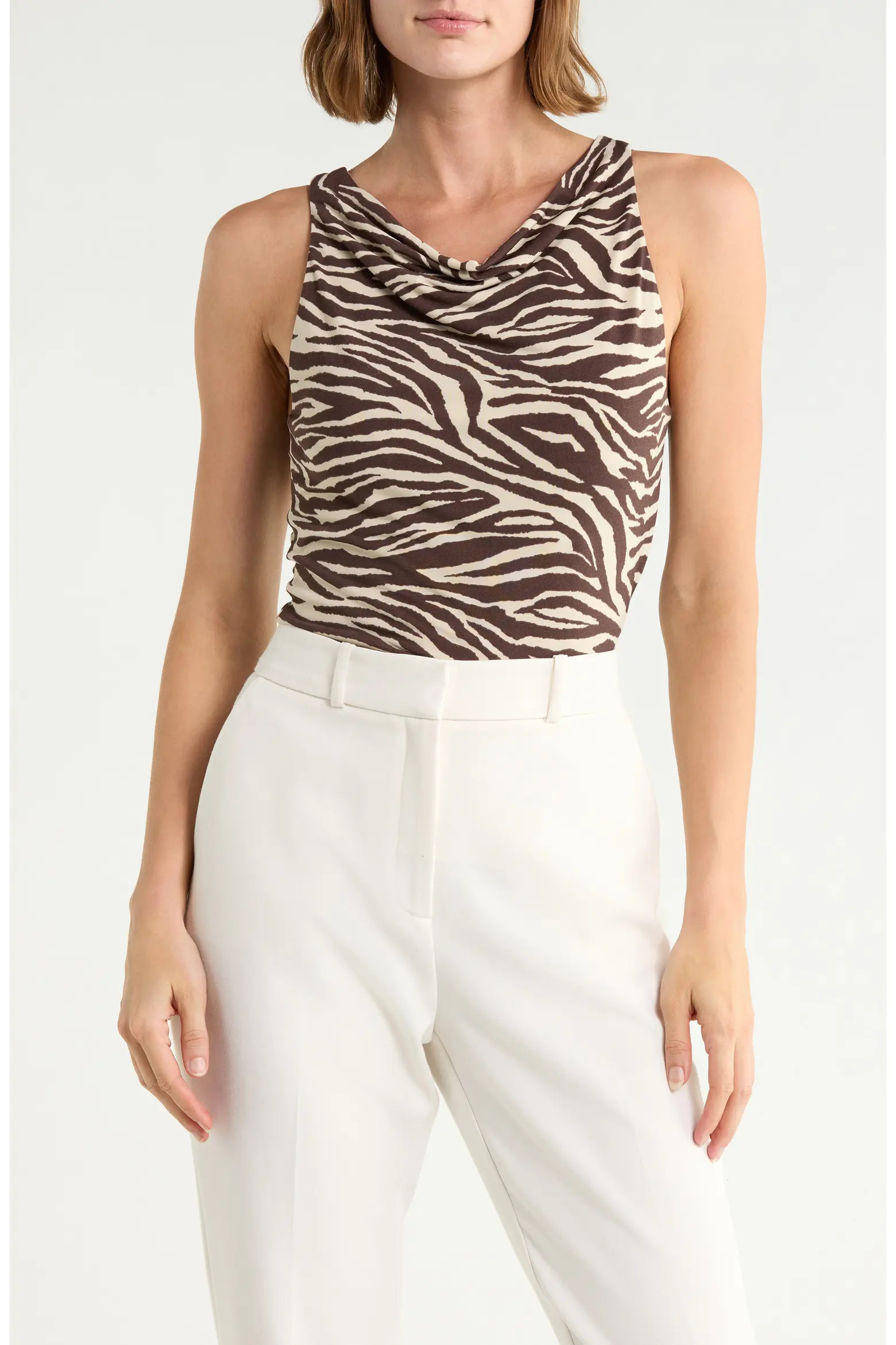 Leith Cowl Neck Sleeveless Knit Top (Women) | Nordstromrack | Nordstrom Rack