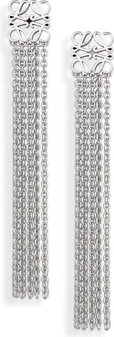Anagram Sterling Silver Fringe Earrings | Nordstrom