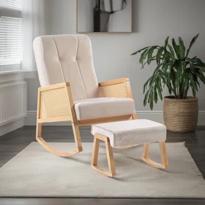 Deniela Rocking Chair with Ottoman | Wayfair North America