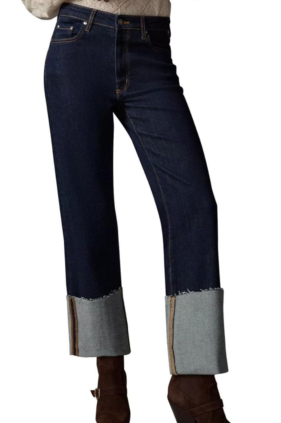 Cuffed jeans 

#LTKWorkwear #LTKStyleTip #LTKSaleAlert