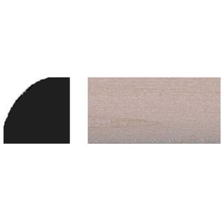 HOUSE OF FARA 3/8 in. x 3/8 in. x 48 in. Basswood Quarter Round Tinytrim Molding TT11 - The Home ... | The Home Depot