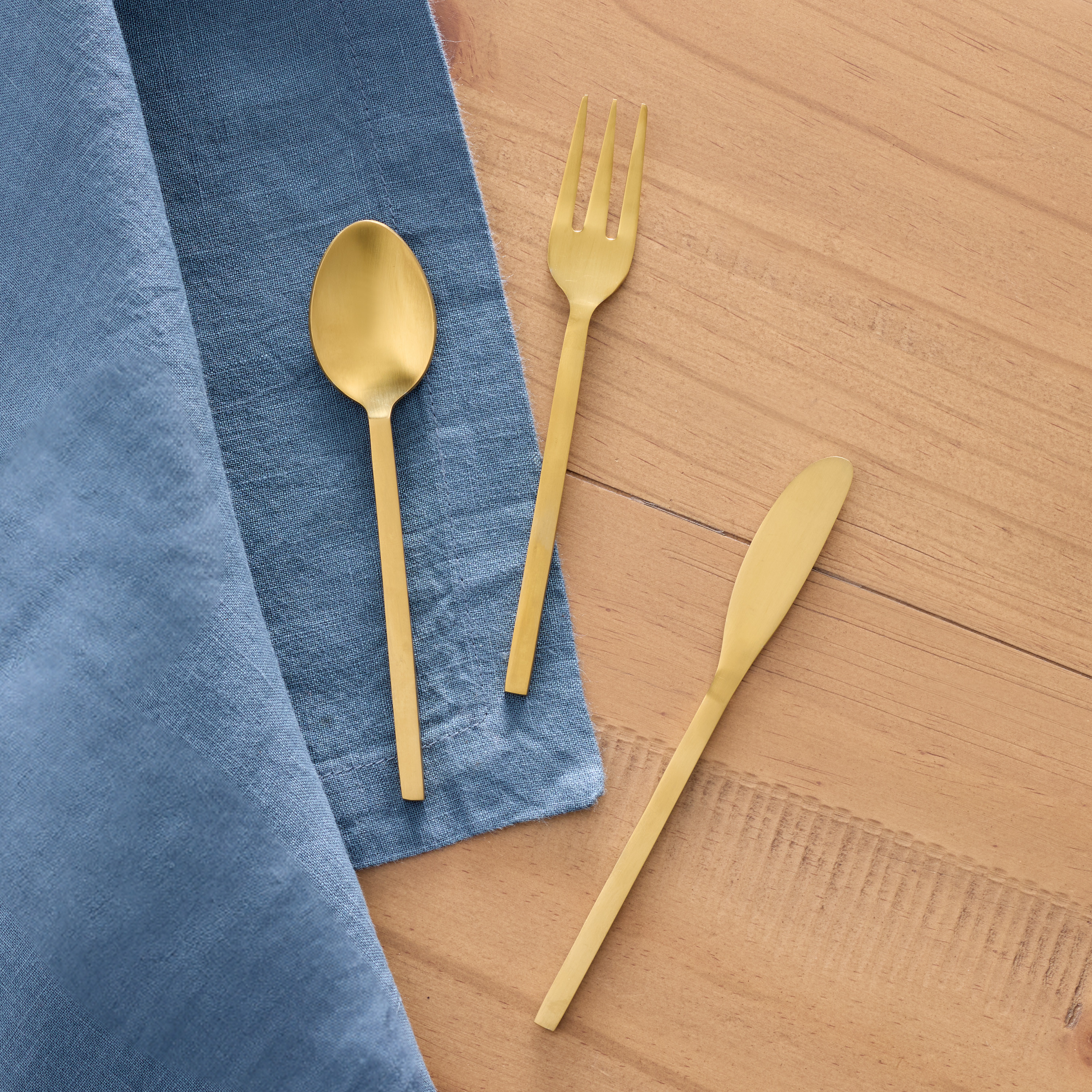 Gold Modern Cocktail Flatware Collection | World Market