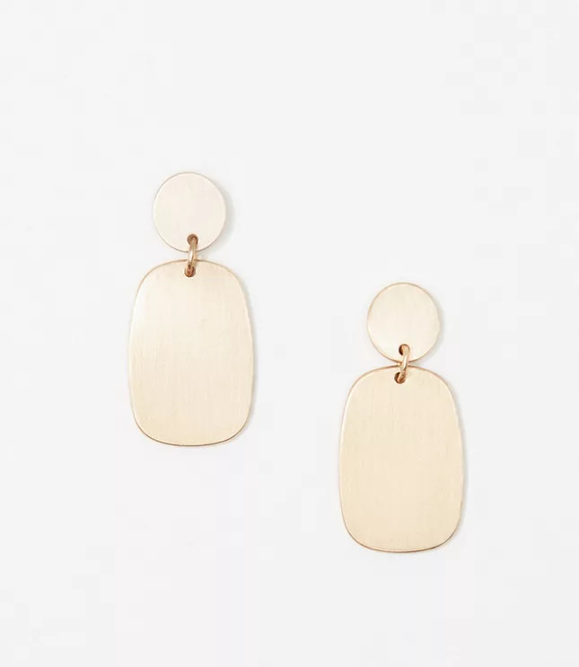 Geo Drop Earrings | LOFT