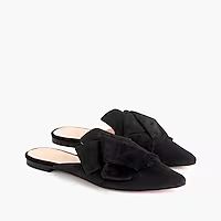 Pointed-toe slides in suede | J.Crew US