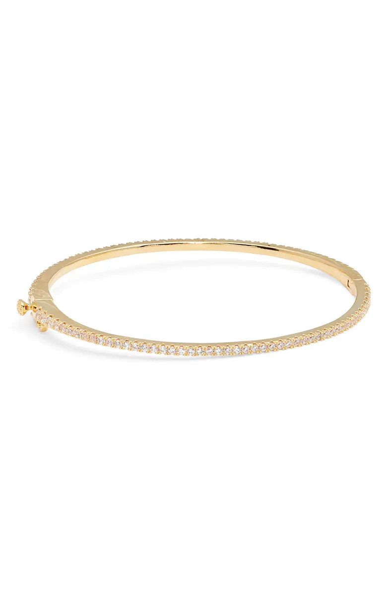 Nordstrom Delicate Cubic Zirconia Eternity Bangle | Nordstrom | Nordstrom