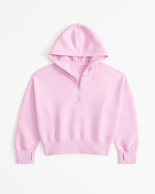ypb neoknit active quarter-zip hoodie | Abercrombie & Fitch (US)