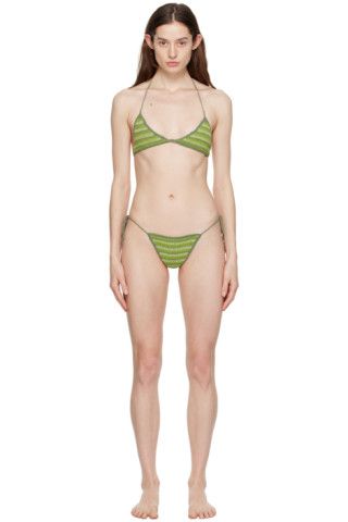Green Twiggy Bikini | SSENSE