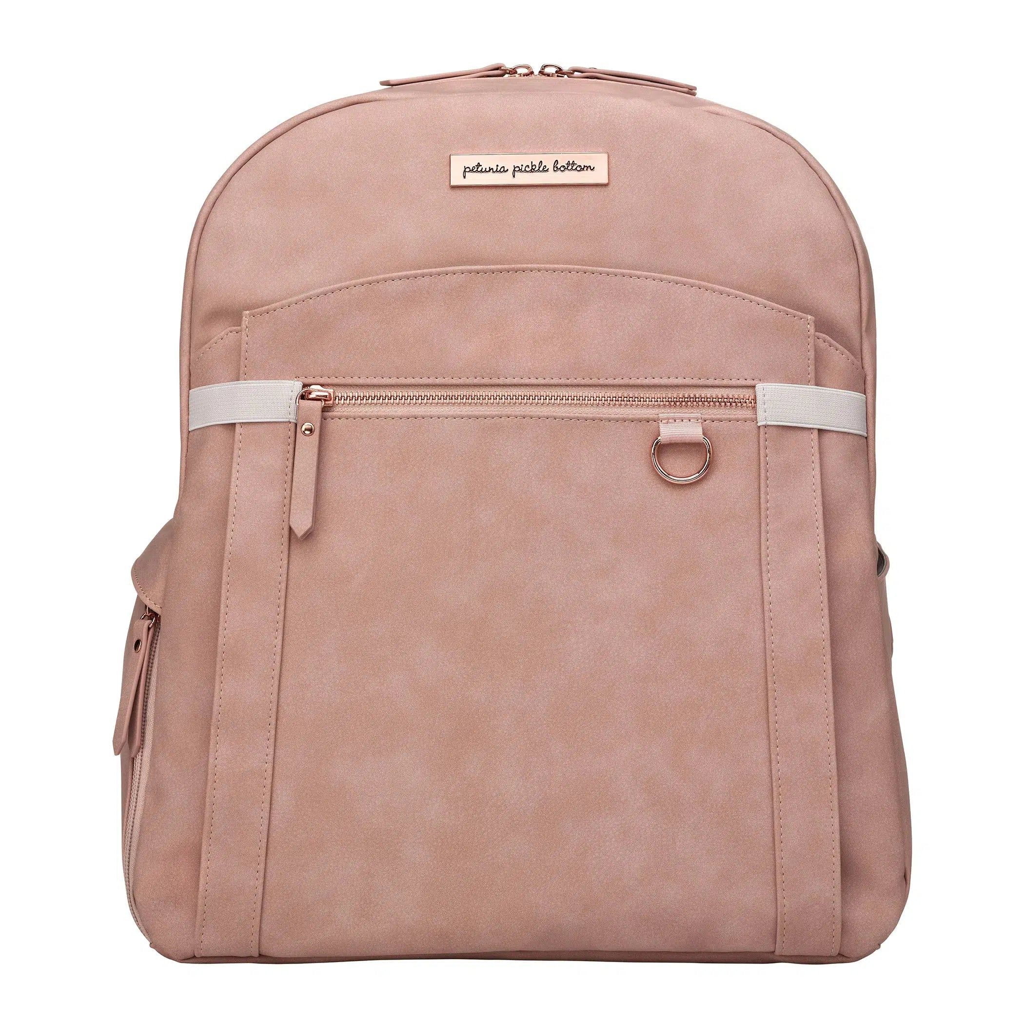 2-in-1 Provisions Breast Pump & Diaper Bag Backpack in Toffee Rose | Petunia Pickle Bottom