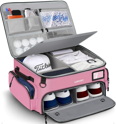 Golf Trunk Organizer, Waterproof Car Golf Locker with Separate Ventilated Compartment for 2 Pair ... | Amazon (US)