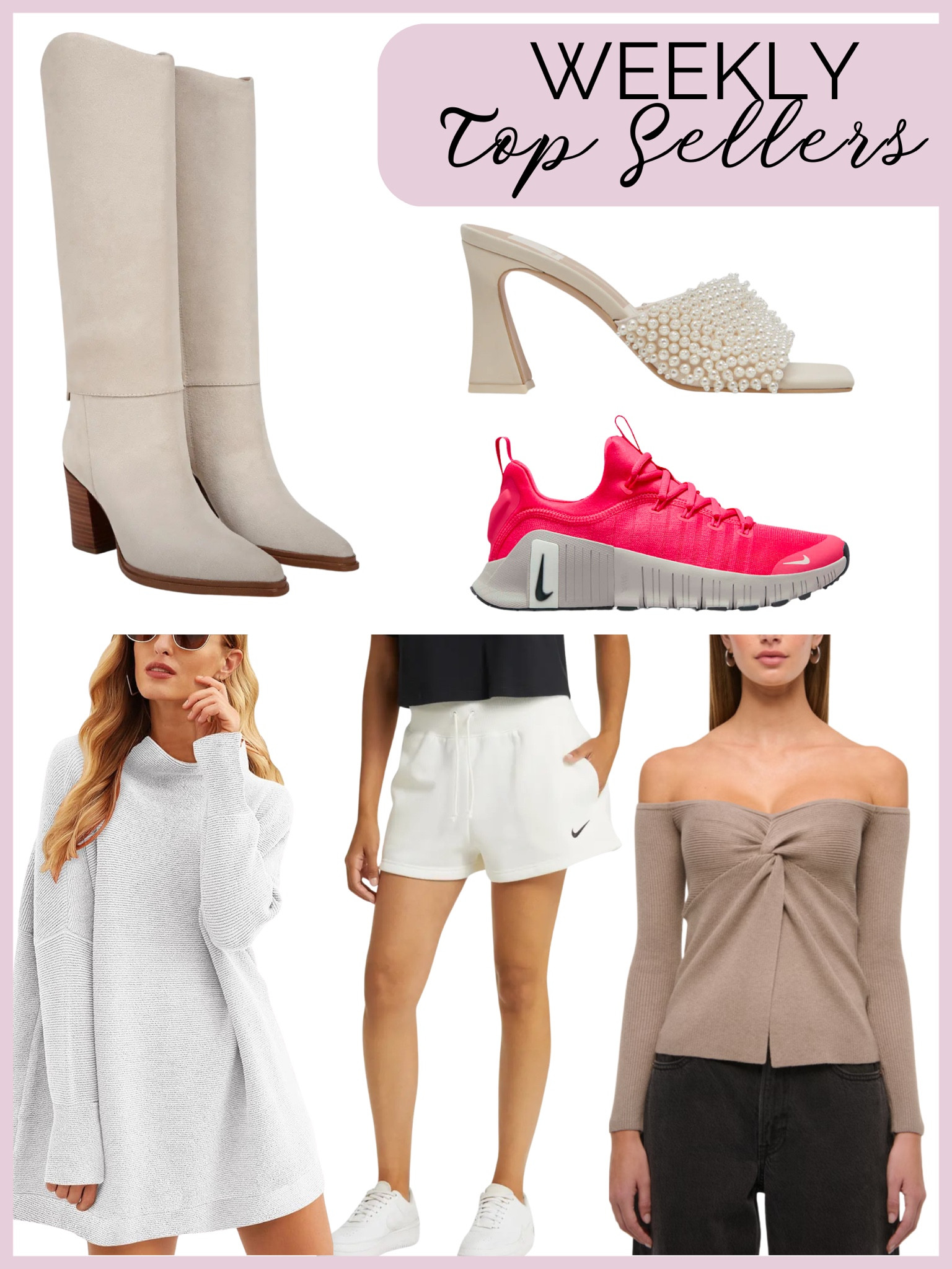 Weekly top sellers 

#LTKFindsUnder100 #LTKShoeCrush #LTKSaleAlert