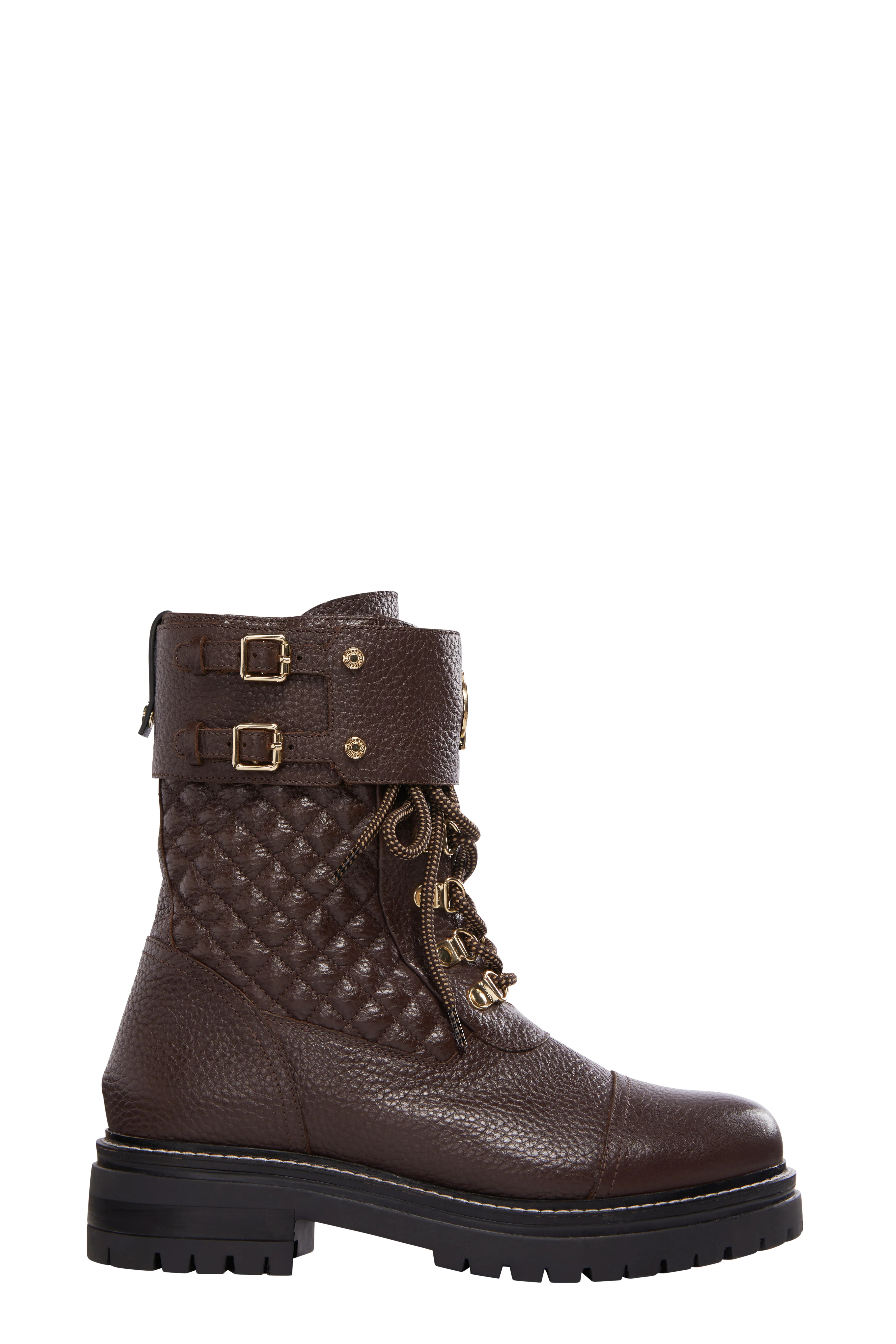 Camden Biker Boot (Chocolate) | Holland Cooper