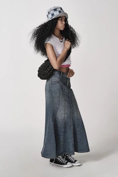 BDG Kendall Denim Maxi Skirt | Urban Outfitters (US and RoW)