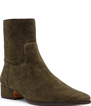 Steve Madden Dusty Suede Square Toe Ankle Booties | Dillard's | Dillard's