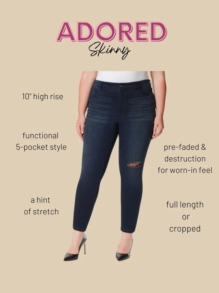 Adored Ankle Skinny Jeans in Sevy | Jessica Simpson E Commerce