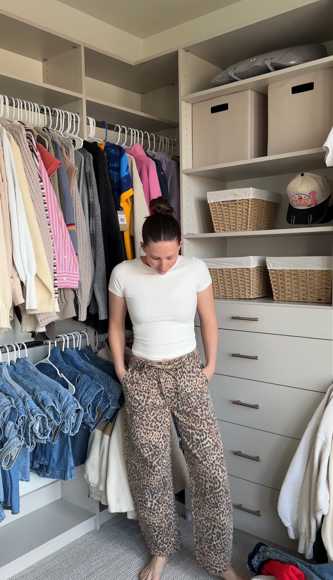 wearing a size small in the top & size XS in the bottoms!