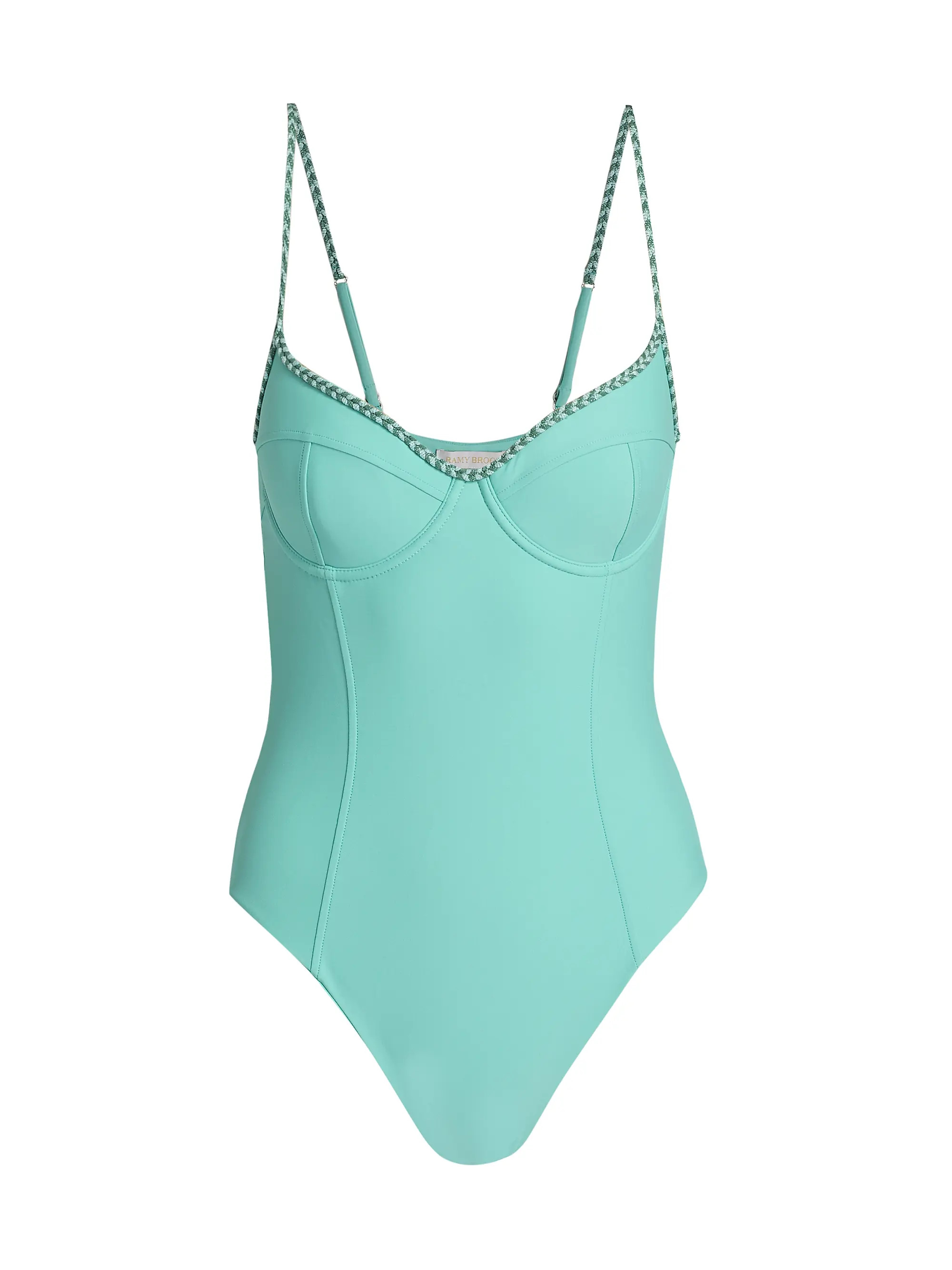 Jayda Braided Underwire One-Piece Swimsuit | Saks Fifth Avenue