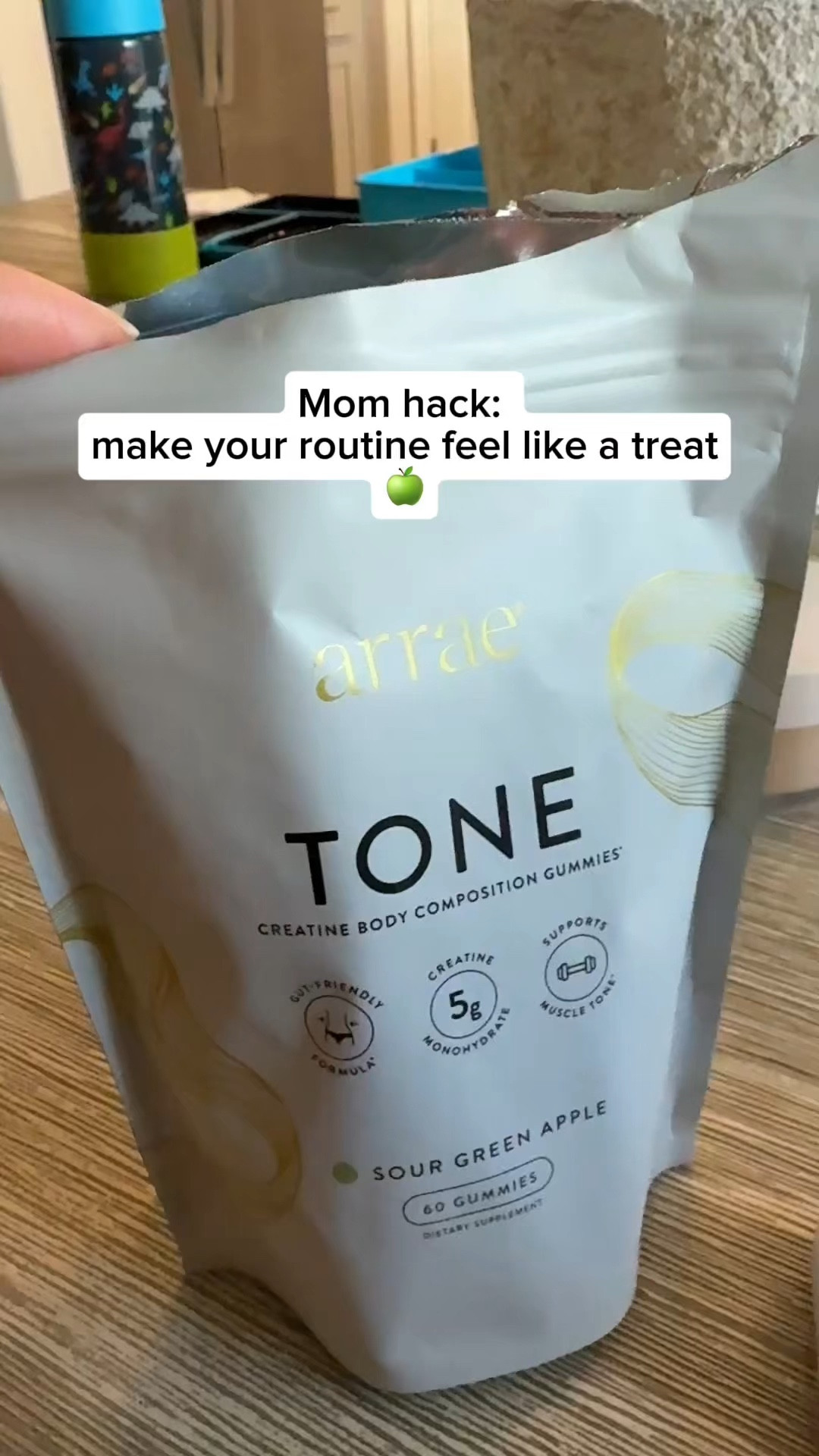 Tastes like sour apple candy but actually supports your goals 🍏
I don’t skip these anymore… and that says a lot 🙃 @Arrae 

#LTKmorningroutine #LTKOver40 #LTKselfcare
