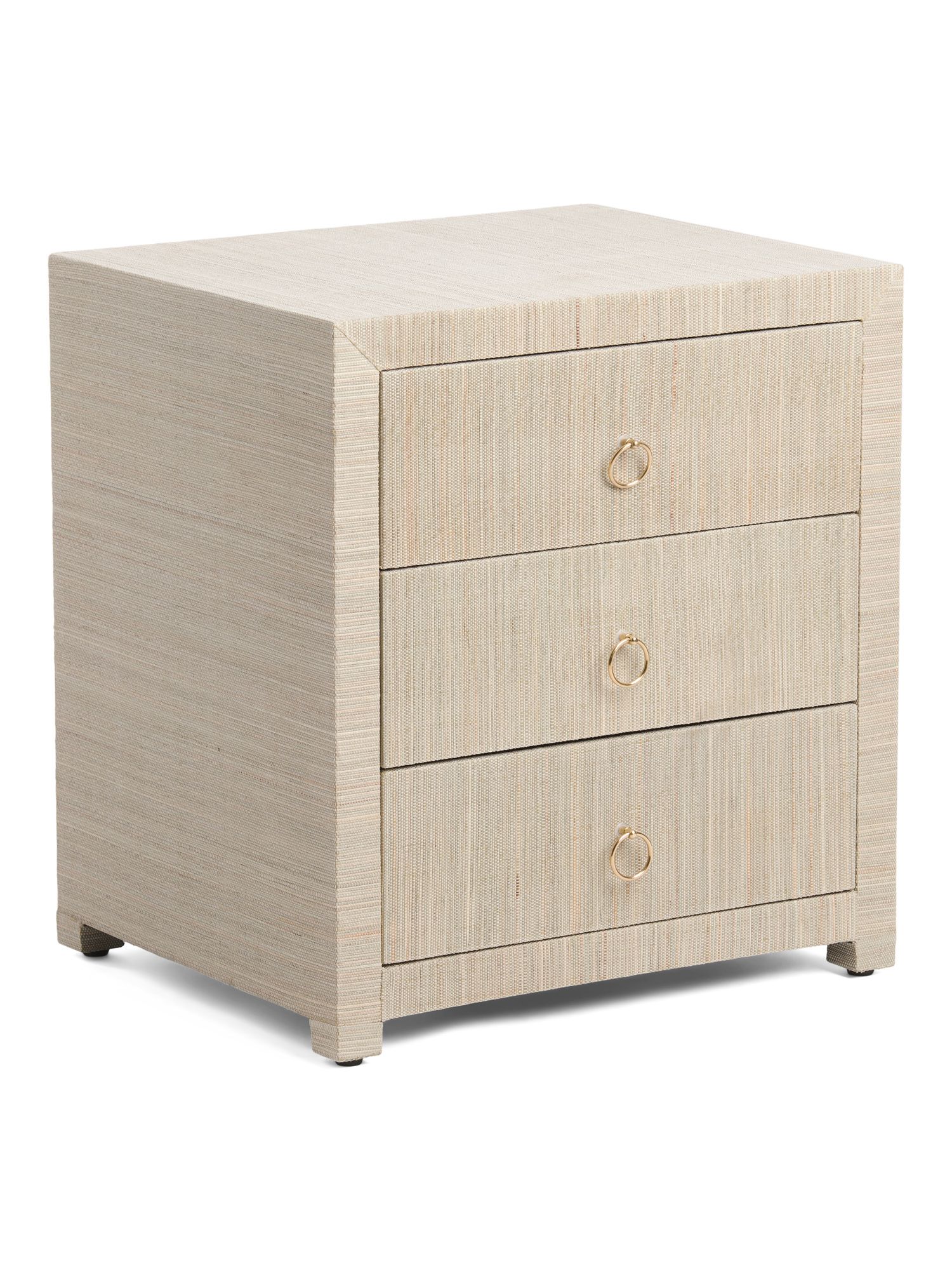 HANDCRAFTED IN INDONESIA
							
							22in Raffia Woven Chest Of 3 Drawers Nightstand
						
		... | Marshalls